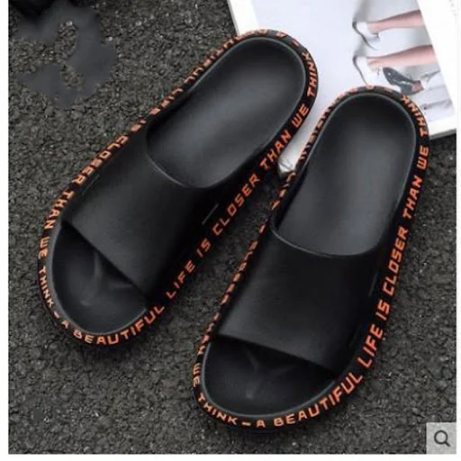 Title 3, Mens Non-Slip Bathroom Slippers. Provide safet...