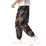 Men's Casual Bloomers Cotton and Linen Trousers Lightweight Breathable and Comfortable Perfect for Summer Relaxed Style — photo 7