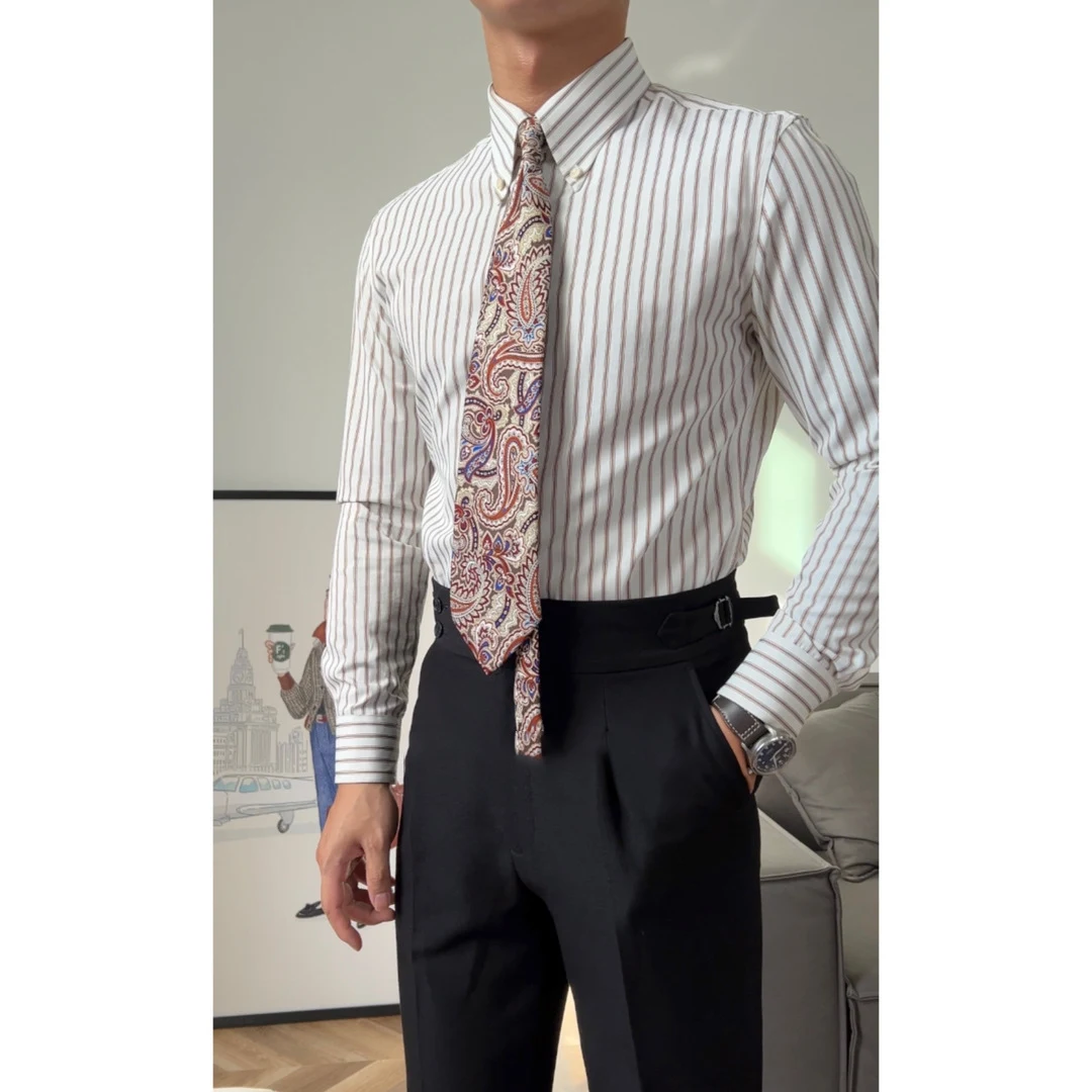 Title 6, Mens Versatile Business Formal Wear Shirt