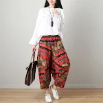 Women's Loose Lantern Wide-Leg Cropped Trousers, Comfortable and Stylish Summer Pants for Women, Perfect for Casual Outf — photo 11