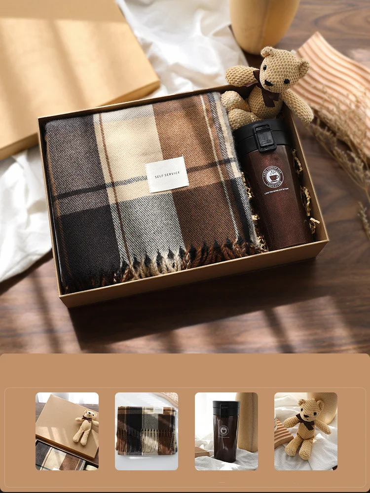 Men's Practical Scarf Gift Box Set The perfect gift for warmth and style. Versatile and functional scarves for everyday — photo 9