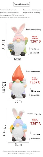 Title 8, Resin Easter Home Desktop Decorations, perfect ...