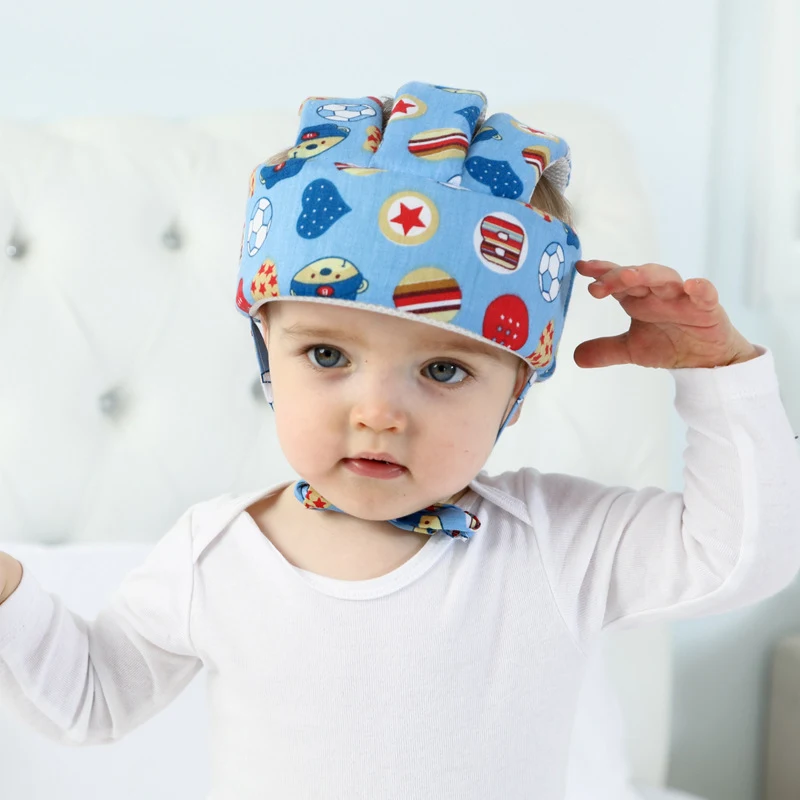 Capacete Anticolisão para Bebês Proteja a Cabeça do seu Pequeno Absorve Impactos e Quedas Suave Confortável Ajustável Mais Segurança — foto 9
