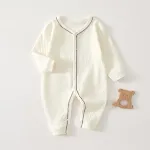 Macacão de algodão puro para bebê com estampa simples e criativa. Conforto e estilo para o seu pequeno. Leve e respirável. — foto 7