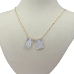 Colar com pingente de Virgem Jesus e corrente Figaro feminino Ornamento de moda elegante e religioso Jóias para mulheres — foto 3