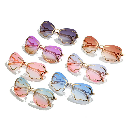 Title 7, Frameless Sunglasses European And American Pers...