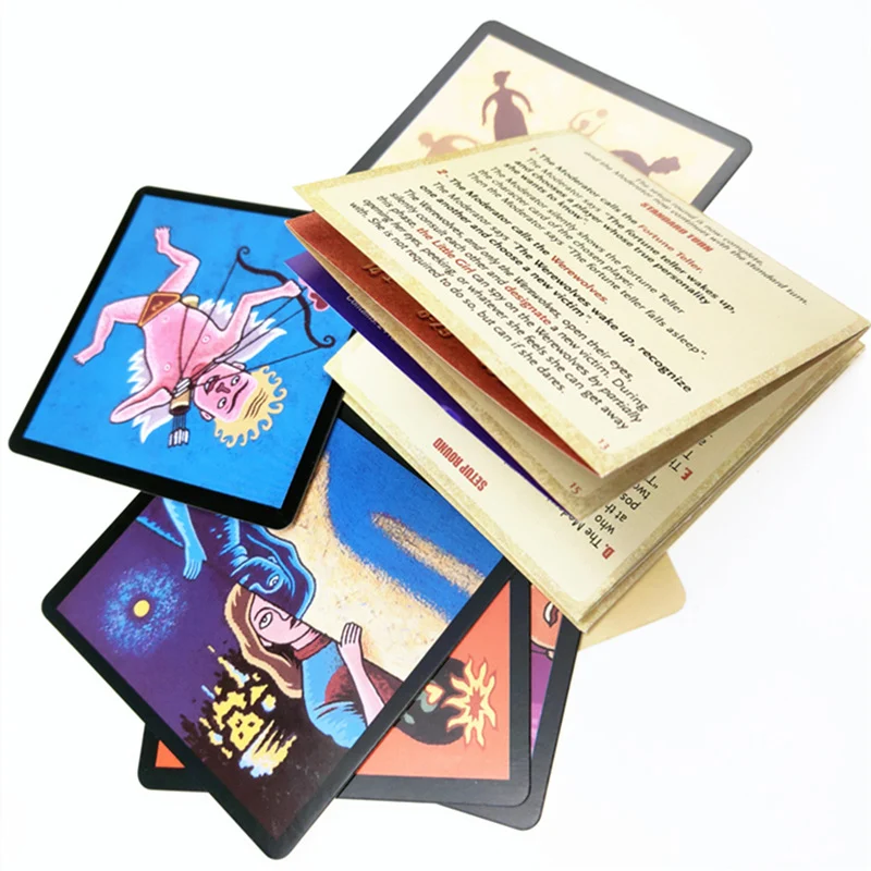 Jogo de Lobisomem para Festas em Casa Jogos de Tabuleiro para Família Diversão garantida com este jogo de estratégia e blefe, ideal para grupos grandes e noites de jogos. — foto 4