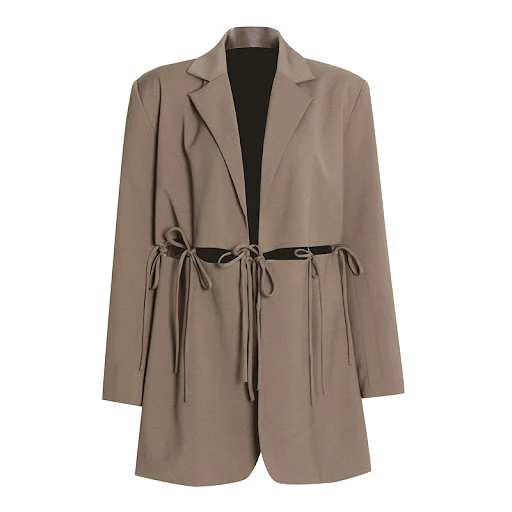 Title 5, Womens Solid Color Suit Coat Stylish Office W...