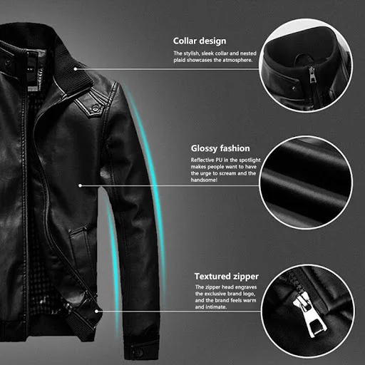 Title 3, Mens Leather Jacket