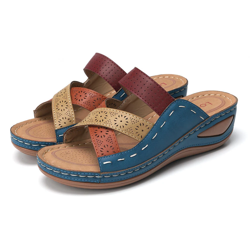 Title 2, European and American Wedge Heel Sandals for wo...