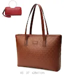 Embossed Brown Large