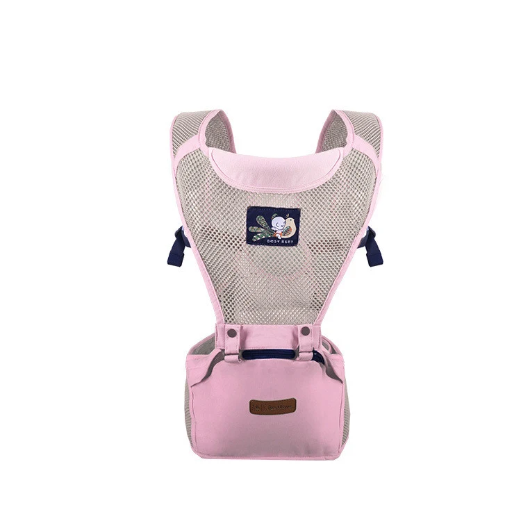 Canguru para bebê com banquinho de cintura ergonômico, conforto e segurança para pais e filhos, suporte lombar, ideal para passeios. — foto 1