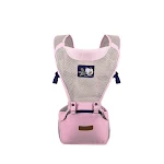 Canguru para bebê com banquinho de cintura ergonômico, conforto e segurança para pais e filhos, suporte lombar, ideal para passeios. — foto 1