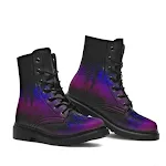 Botas Martin femininas de cano alto com estampa digital, combinando moda e conforto. Perfeitas para um visual moderno e estiloso. — foto 3
