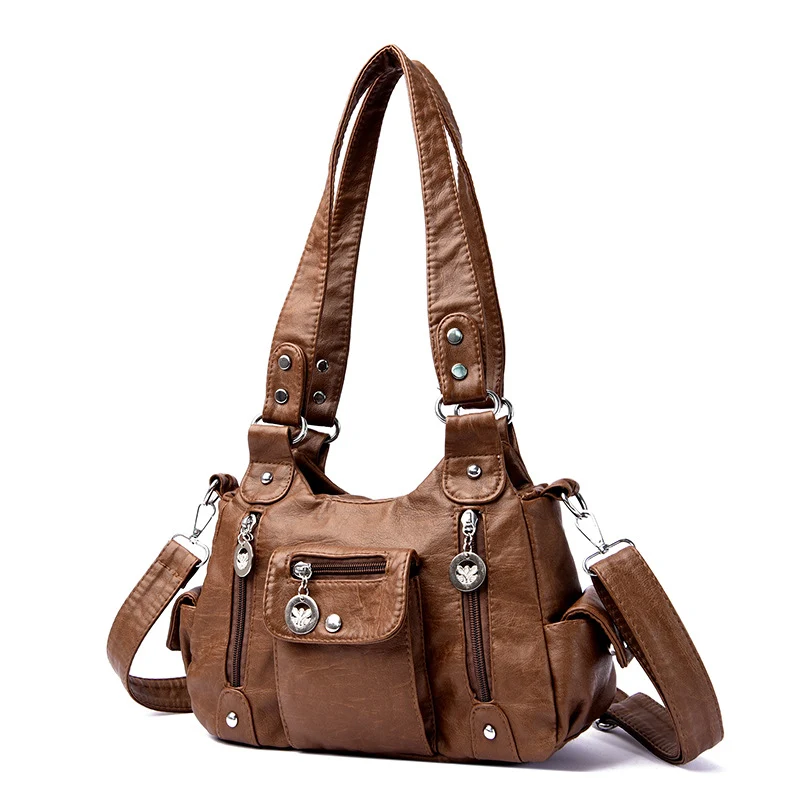 Title 6, Retro Trendy One-Shoulder Crossbody Bag