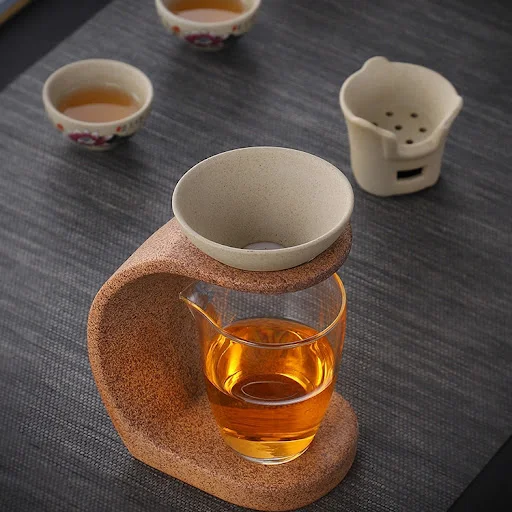 Title 2, Creative Ceramic Lazy Easy Tea Drainer Set for ...