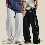 Pantalones Deportivos Rectos Sueltos Estilo Universitario para Hombre Comodidad y Estilo Casual para el Día a Día, Ideales para un Look Relajado. — foto 7