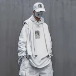 Bedruckter, lockerer Trend-Pullover mit Kapuze für lässigen Komfort. Perfekt für Freizeit und Alltag. Bequem und stylisch. — foto 7