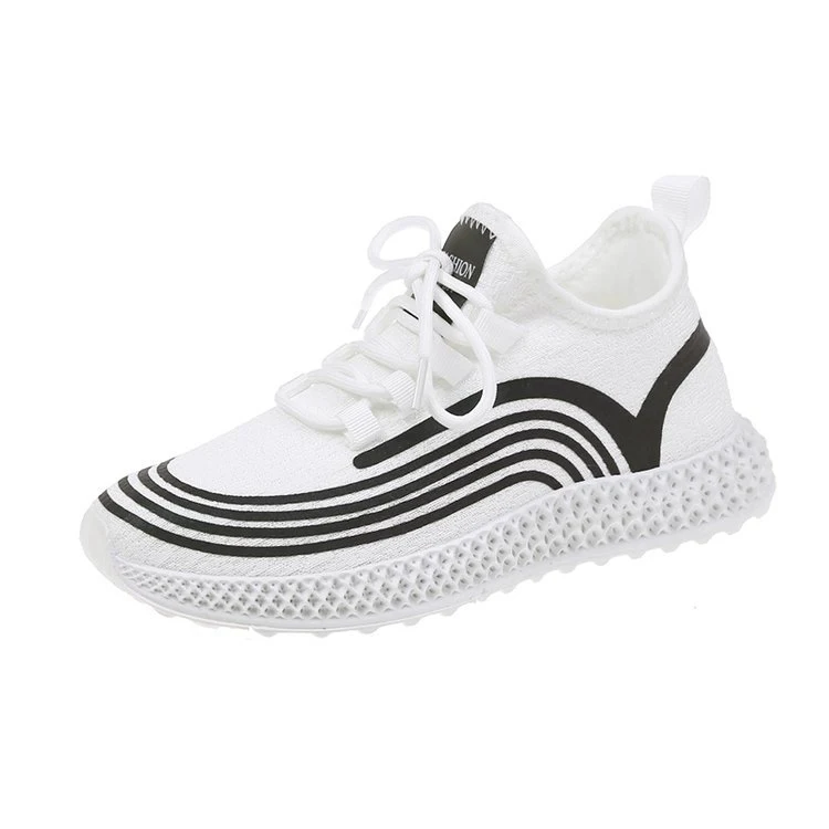 Lace up flat rubber round head mesh sneaker, offering breathable comfort and a stylish design for everyday casual wear a — photo 2