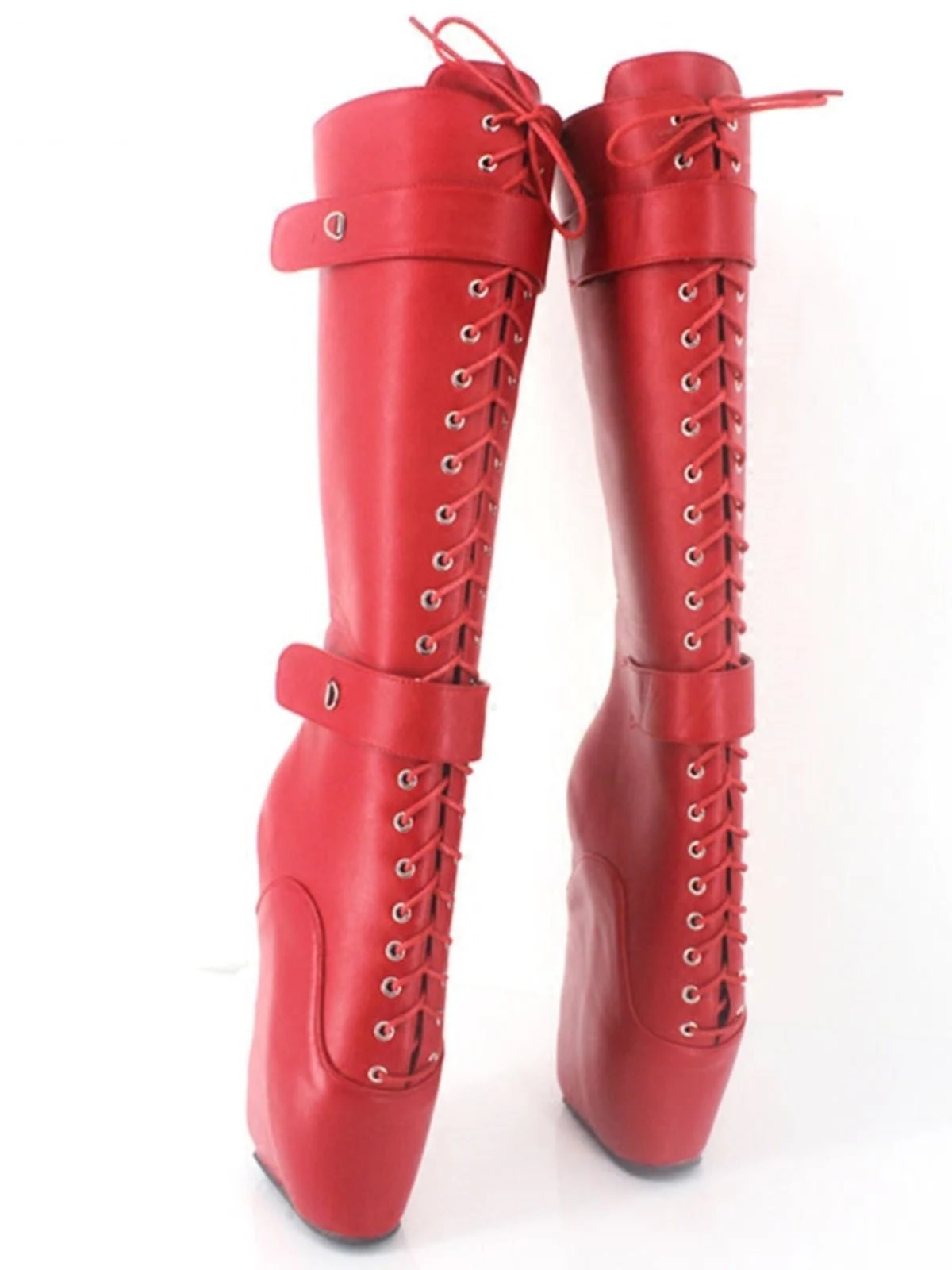 High Heel Plus Size Elastic Slim Fit Tied High Leg Boots, stylish and comfortable, perfect for a flattering and fashiona — photo 5