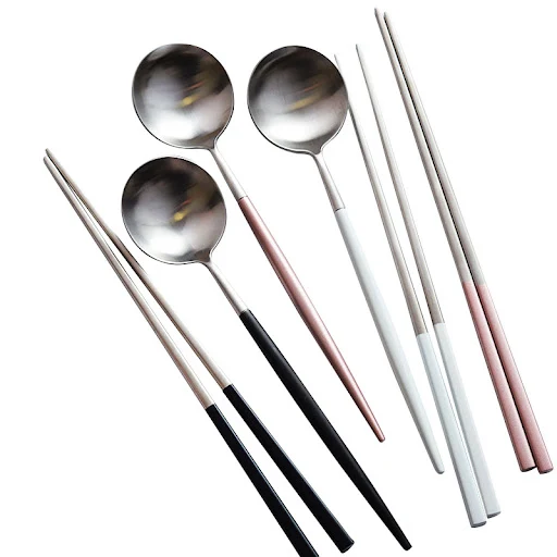 Title 6, Conjunto de talheres de aço inoxidável