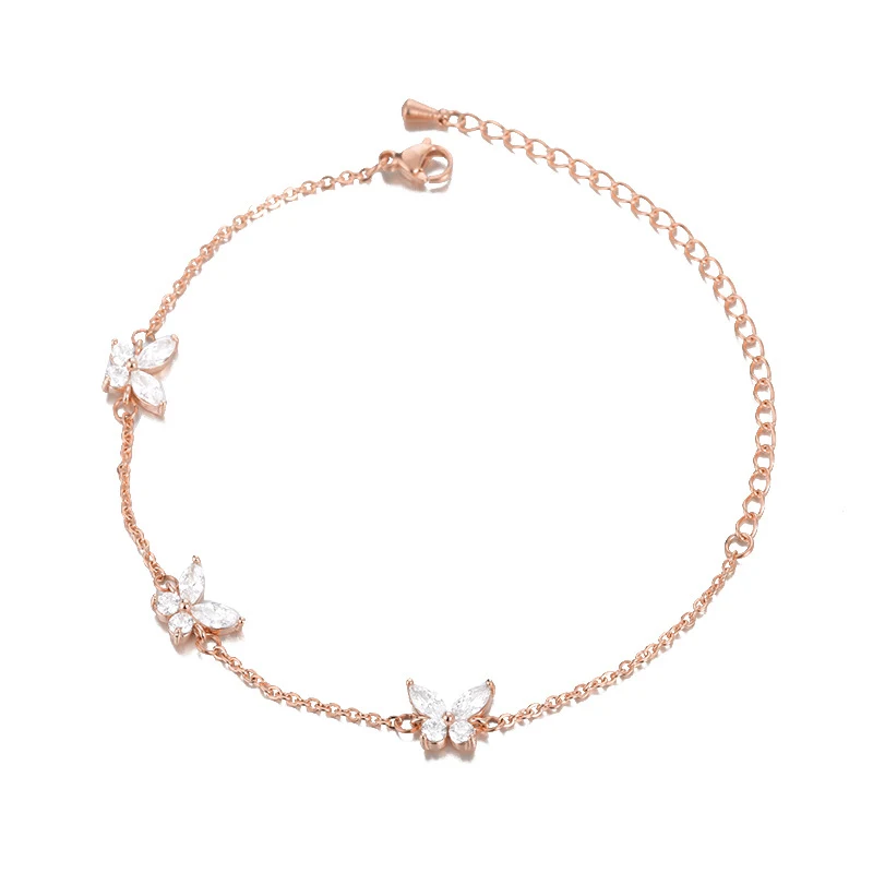 Title 1, Pulseira feminina com elementos de borboleta em...