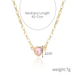 Corrente de clavícula feminina personalizada, elegante e simples. Adicione um toque de sofisticação e estilo único ao seu visual diário com facilidade. — foto 6