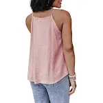 Summer new solid color lace stitching casual women's top camisole. Stay cool and stylish with this comfortable and versa — photo 5