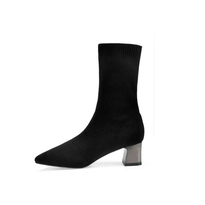 Title 4, Womens Winter Socks Boots High Heel Shoes Stay...