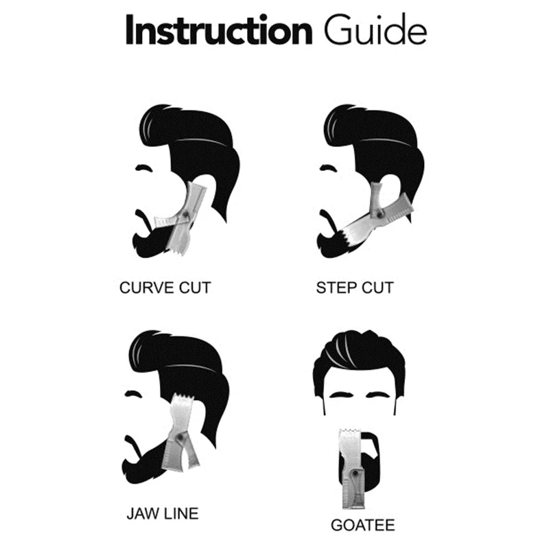 Title 4, Multifunctional Mens Beard Shaping Styling Tem...
