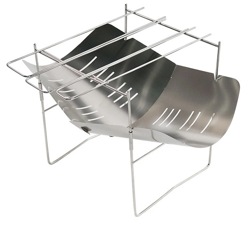 Title 4, Portable Folding Outdoor Camping Campfire Wood ...