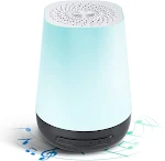 Instrumento de ruído branco para sono com luz touch colorida. Durma melhor com sons relaxantes e luz ambiente personalizável. Perfeito para todos. — foto 4
