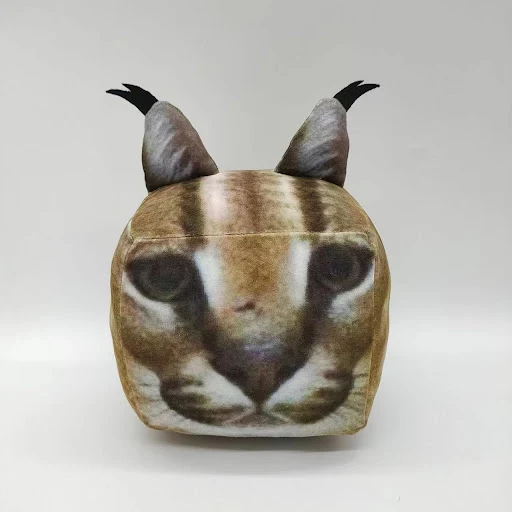 Title 2, Cube Cat Doll Plush Toys for cuddling and playt...