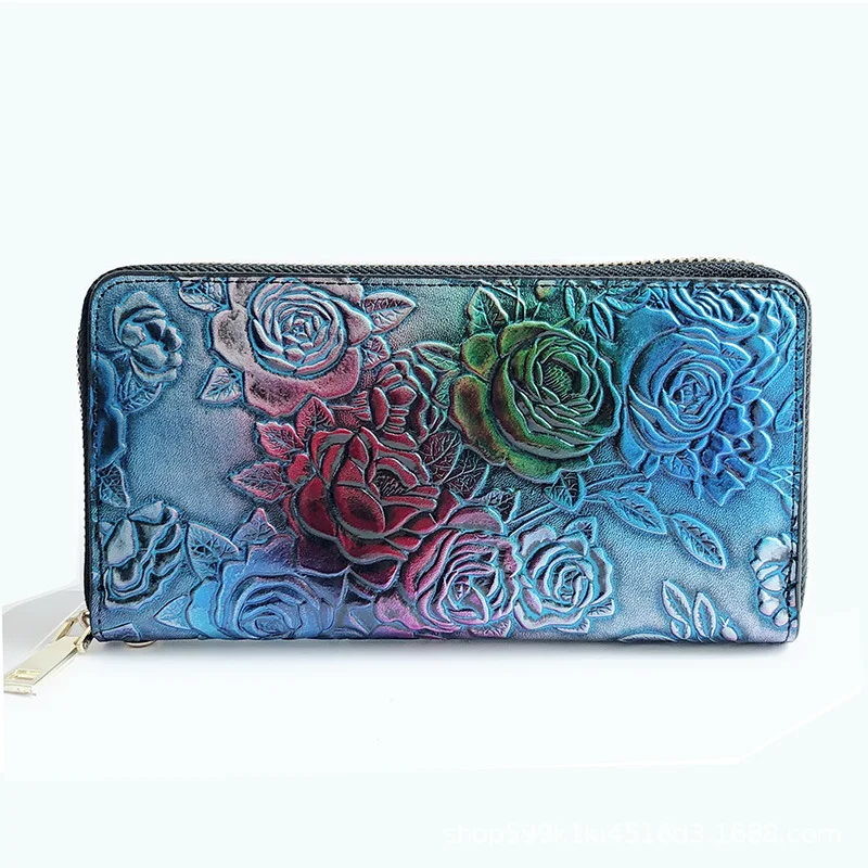Carteira Feminina Fashion com Relevo, Bolsa Clutch com Zíper, Bolsa para Celular, ideal para mulheres elegantes, prática e moderna. — foto 4