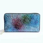 Carteira Feminina Fashion com Relevo, Bolsa Clutch com Zíper, Bolsa para Celular, ideal para mulheres elegantes, prática e moderna. — foto 4