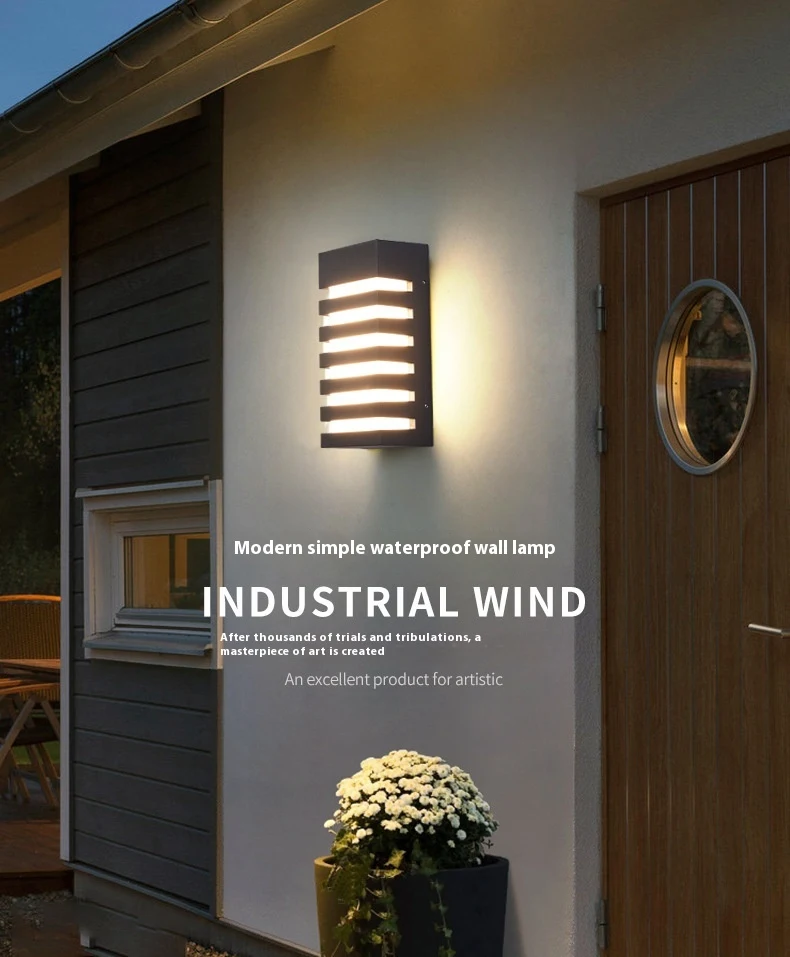 Title 3, Modern Minimalist Outdoor Wall Lamp. Stylish an...