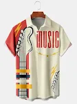 Fashion Printed Four-sided Stretch Short-sleeved Striped Shirt With Pockets, offering comfort and style for everyday wea — photo 13