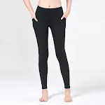 Pantaloni yoga sportivi da donna alla caviglia con tasche, perfetti per corsa, fitness e sport. Comodi e funzionali per ogni attività. — foto 5