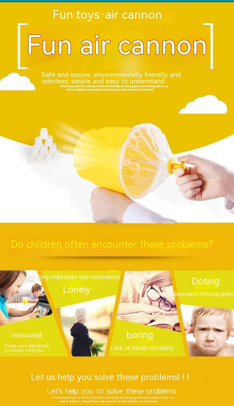 Air Cannon Children's Science Experiment Suit Toy – Fun & Educational. Learn Science Through Play, Promote Curiosity, De — photo 8