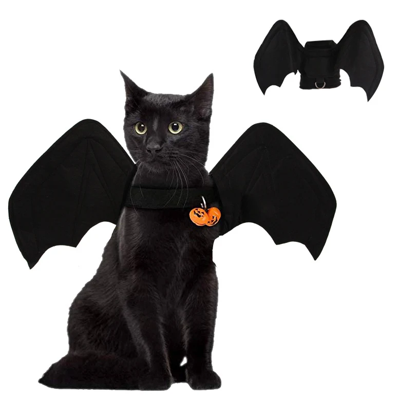 Disfraz de alas de murciélago para Halloween para perros y gatos, traje de araña, perfecto para mascotas, ideal para fiestas. — foto 1