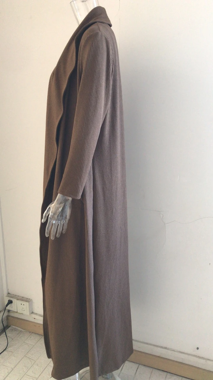 Title 7, New Cardigan Trench Coat Knitted Loose Sweater ...