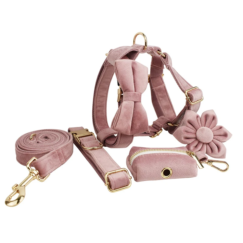 Light purple dog collar pet rope, providing comfort and security for your dog. Durable and perfect for walks and trainin — photo 8