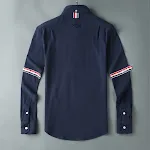 Shirt Basic Double Armband Knitted Beaded Fabric New Trendy Brand Jacket Shirt — photo 5