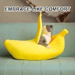 Banana Cat Bed Cute Cat Mat Beds Warm Durable Portable Pet Basket Kennel Dog Cushion Cat Supplies — photo 5