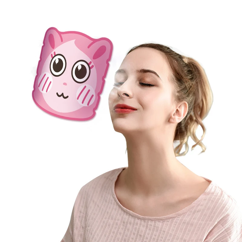 Máscara de vapor com compressa quente de pêssego e rosa Alívio relaxante para olhos cansados, com aroma calmante. Desfrute de um descanso revigorante — foto 6