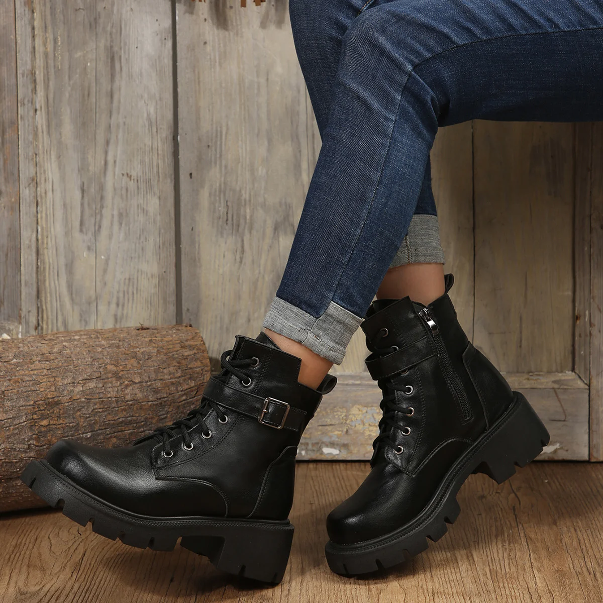 Title 1, Botas Martin para mujer otoño e invierno nuevas...
