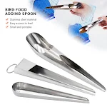 Pet Bird Parrot Feeder Spoon Stainless Steel Food Adding Spoon Bird Cage Food Add Accessories Small Pet Feeding Tool 1 P — photo 1