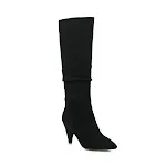 Black suede