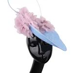 Light blue with light purple