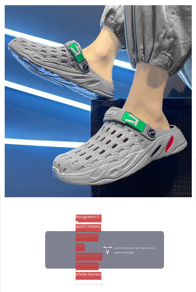 Title 7, Casual Platform Non-slip Wear-resistant Beach D...